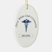 看護ファースト・ホワイト・コート・セレモニー セラミックオーナメント (右)