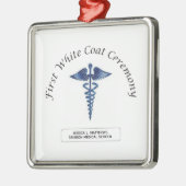 看護ファースト・ホワイト・コート・セレモニー メタルオーナメント (左)