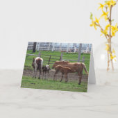 看護フォール カード (黄色い花)