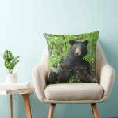 看護ブラックベアとツインキューブ屋外 クッション (椅子)