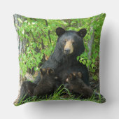 看護ブラックベアとツインキューブ屋外 クッション (裏面)