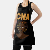 看護ブラックCNA認定アシスタントブラックナース エプロン (インサイチュ)