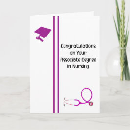 看護ホワイトカードの関連学位 サンキューカード