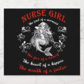 看護マーメイド スパークリングワインラベル (シングルラベル)