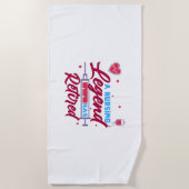 看護伝説退職したが ビーチタオル (正面)