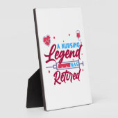 看護伝説退職したが フォトプラーク (側面)