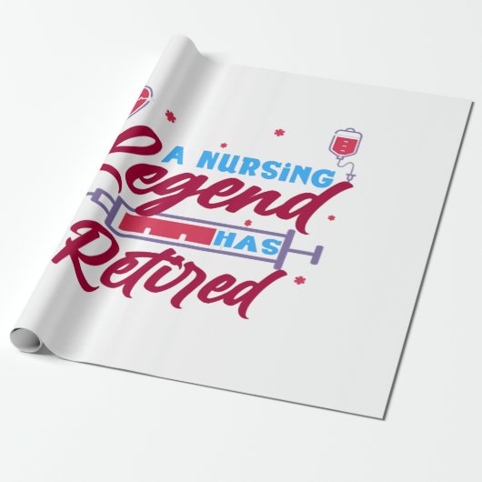 看護伝説退職したが ラッピングペーパー (アンロールド)