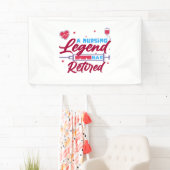 看護伝説退職したが 横断幕 (インサイチュ)