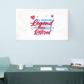 看護伝説退職したが 横断幕 (トレードショー)