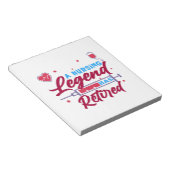 看護伝説退職した ノートパッド (アングル)