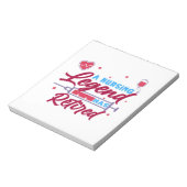 看護伝説退職した ノートパッド (回転)