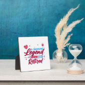 看護伝説退職した フォトプラーク (インサイチュ)