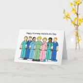 看護助手の日 – 6月 カード (黄色い花)