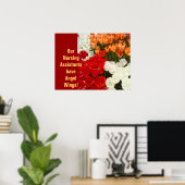 看護助手はエンジェルウィングスCNAウィークイベント ポスター (ホームオフィス)