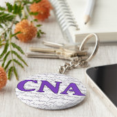 看護助手キーチェーン キーホルダー (側面)