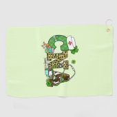 看護助手 ゴルフタオル (横)