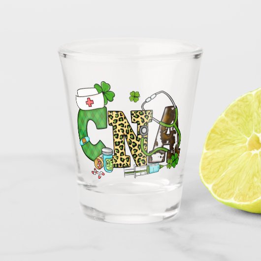 看護助手 ショットグラス (正面)