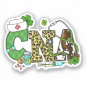 看護助手 シール (正面)