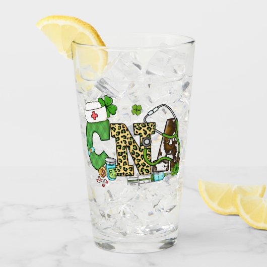 看護助手 タンブラーグラス (アイス正面)