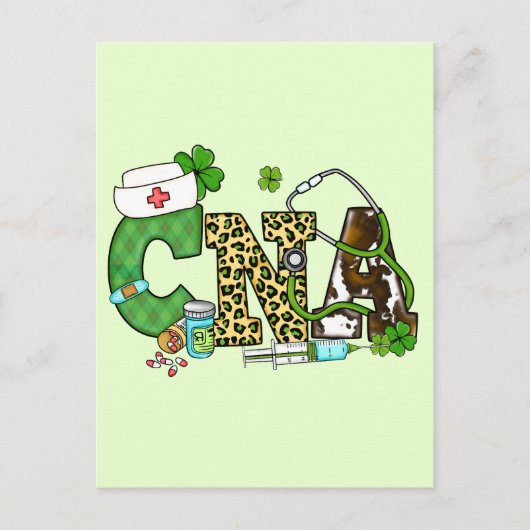 看護助手 ポストカード (正面)