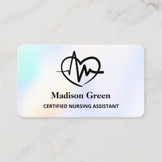 看護助手CNA 名刺 (正面)