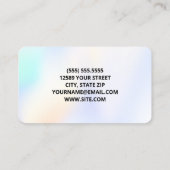 看護助手CNA 名刺 (裏面)