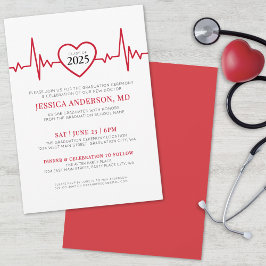 看護医エレガント医学校卒業 招待状