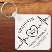 看護医学校卒業 キーホルダー (正面)