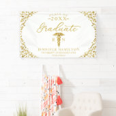 看護医学校白金ゴールド卒業 横断幕 (インサイチュ)