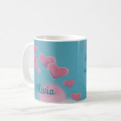 看護医療介護者エンジェル・モノグラム コーヒーマグカップ (正面左)