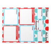 看護医療外科テンプレート ノートパッド (正面)