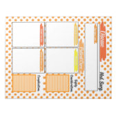 看護医療外科テンプレート ノートパッド (正面)