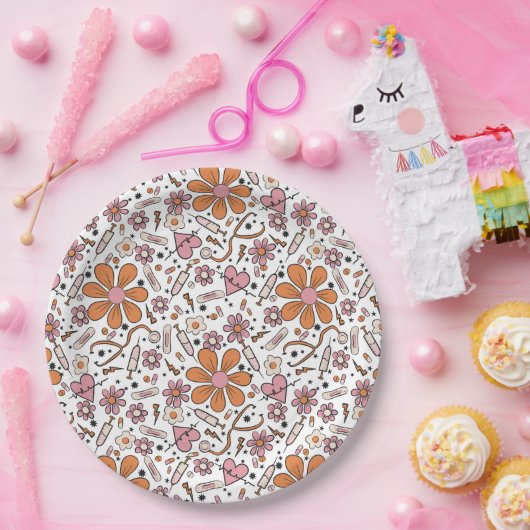 看護卒業パーティープレート、医療プレート ペーパープレート (パーティー)