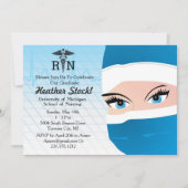 看護卒業党招待状医学校 招待状 (正面)