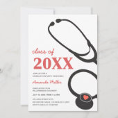 看護卒業党招待状 招待状 (正面)