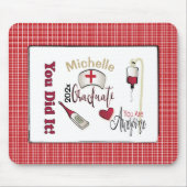 看護卒業式ギフトアイディアマウスパッド マウスパッド (正面)