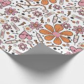 看護卒業式パーティラッピング紙医療 ラッピングペーパー (角)