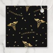 看護卒業金箔 フェイバータグ (裏面)