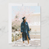 看護卒業 招待状 (裏面)