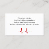 看護名刺 名刺 (裏面)