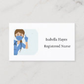 看護名刺 名刺 (正面)