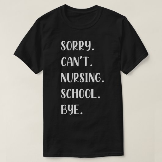 看護学おもしろい校卒業発表 Tシャツ (デザイン正面)