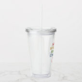 看護学おもしろい生の将来のナース アクリルタンブラー (右)