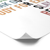 看護学おもしろい生の将来のナース ポスター (角)