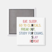 看護学おもしろい生の将来のナース マグネット (正面/裏面)