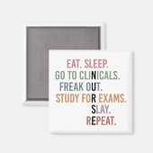 看護学おもしろい生の将来のナース マグネット (正面/裏面)