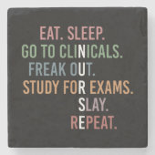 看護学おもしろい生未来ナース ストーンコースター (正面)