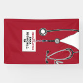 看護学パーソナライズされた科卒業 横断幕 (横)