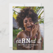 看護学モダン科卒業会 招待状 (正面)