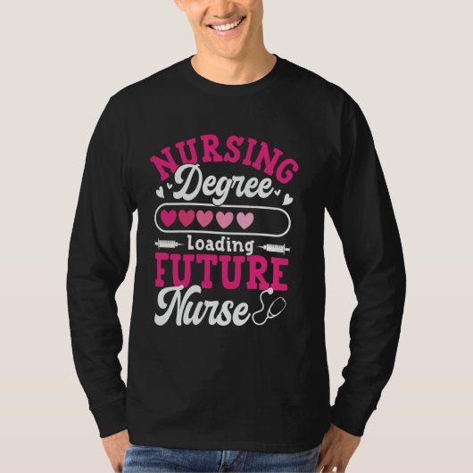 看護学位ロード未来ナース1 Tシャツ (正面)